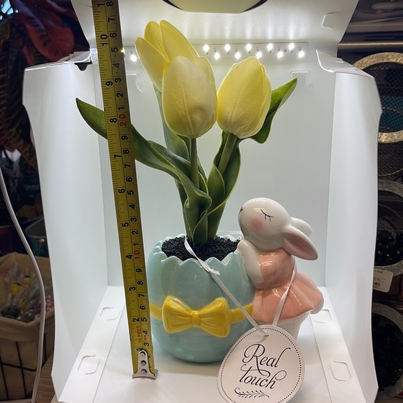 Bunny with tulip vase ! - Picture 6 of 7